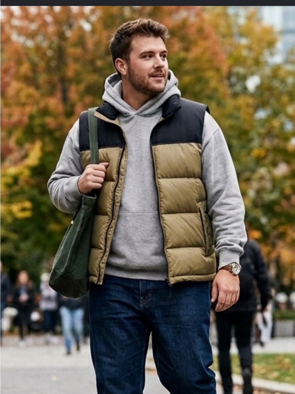 🔥 VINTAGE CERSA PARIS TWO-TONE PUFFER VEST